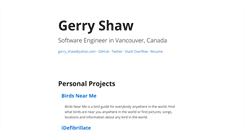 Desktop Screenshot of gshaw.ca